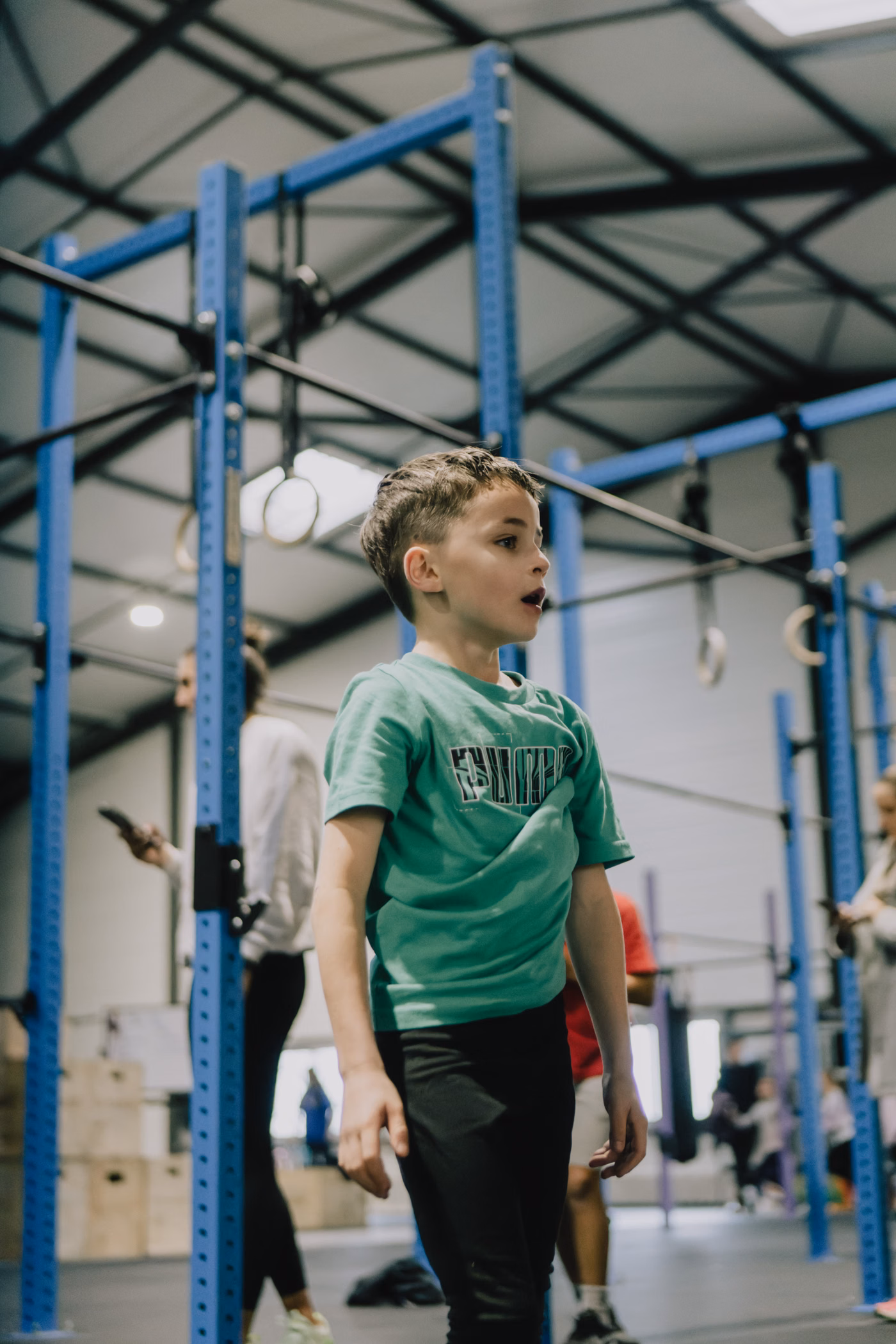 Séance de CrossFit Kids à CrossFit Sandglass, Corcelles-Ferrières